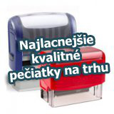 Lacnejšie pečiatky