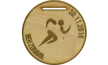 Drevená medaila Devín
