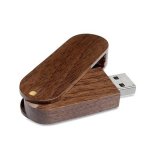 Drevený usb kľúč Sebas tmavý  , 16 gb